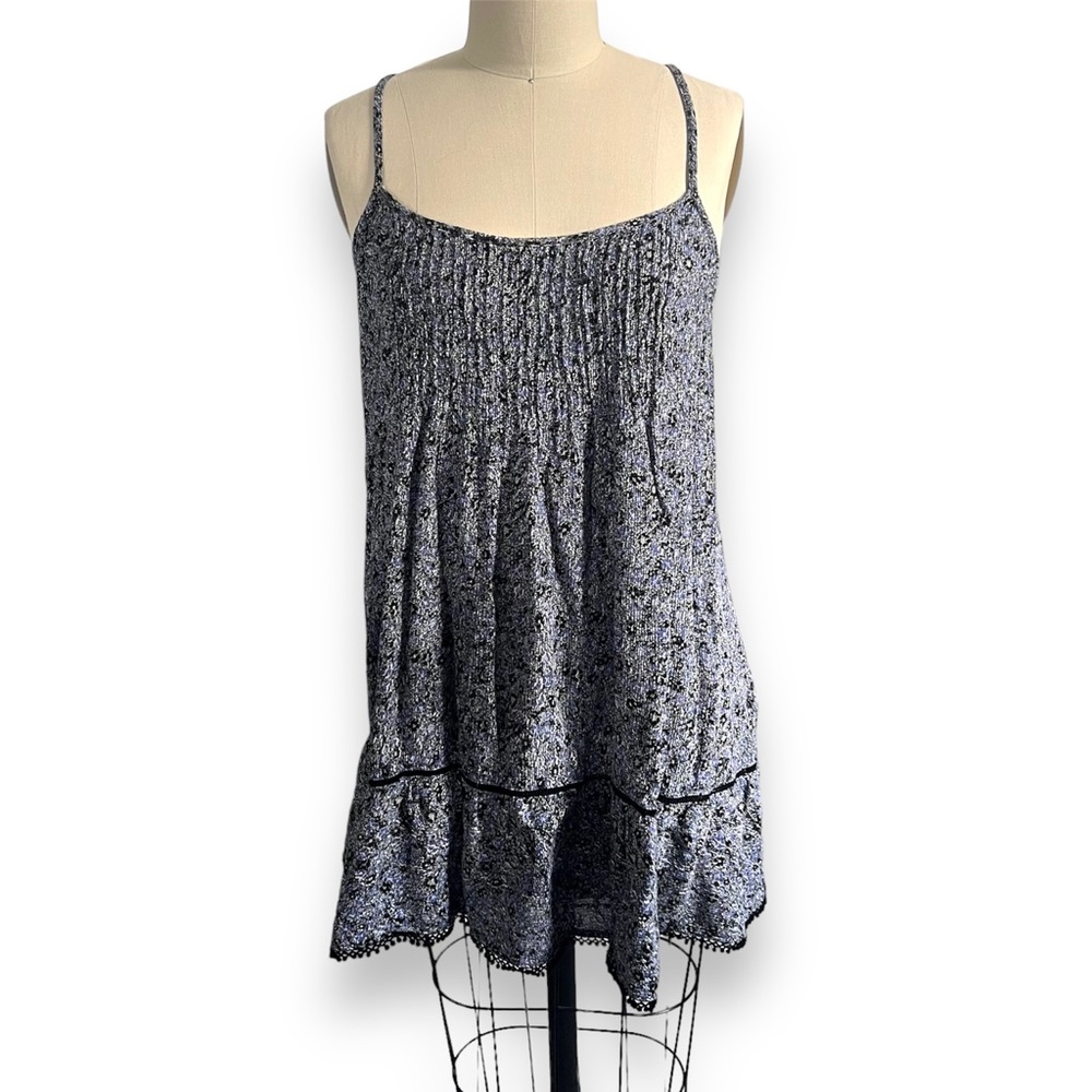 American Eagle Spaghetti Strap Floral Babydoll Dress
